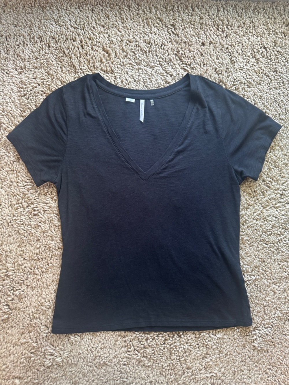 Travis Mathew Black V-Neck Women's Top
